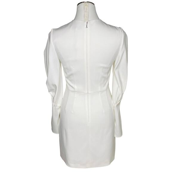 TIBI Florence Gathered Twill Mini Dress - Picture 3 of 16